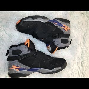 Grade School Air Jordan 8 Retro Phoenix Suns